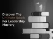 Books for leadership mastery with figurine