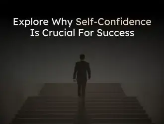 Man walking towards success
