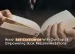 Person reading a self-help book