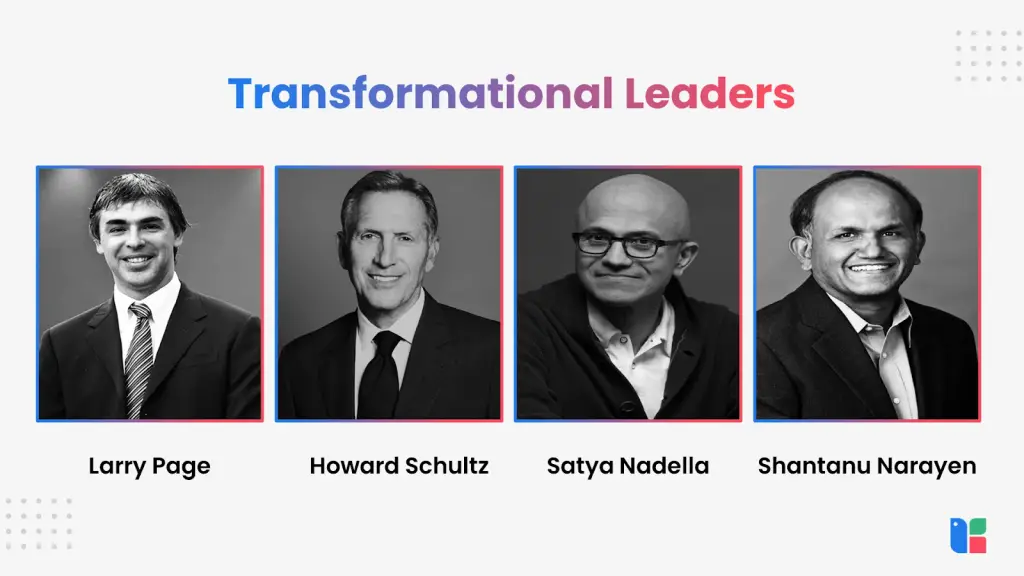 Four influential business leaders portrait