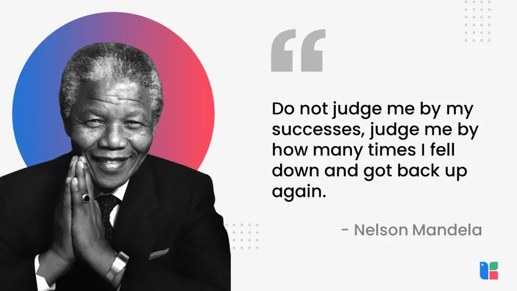 Inspirational quote by Nelson Mandela