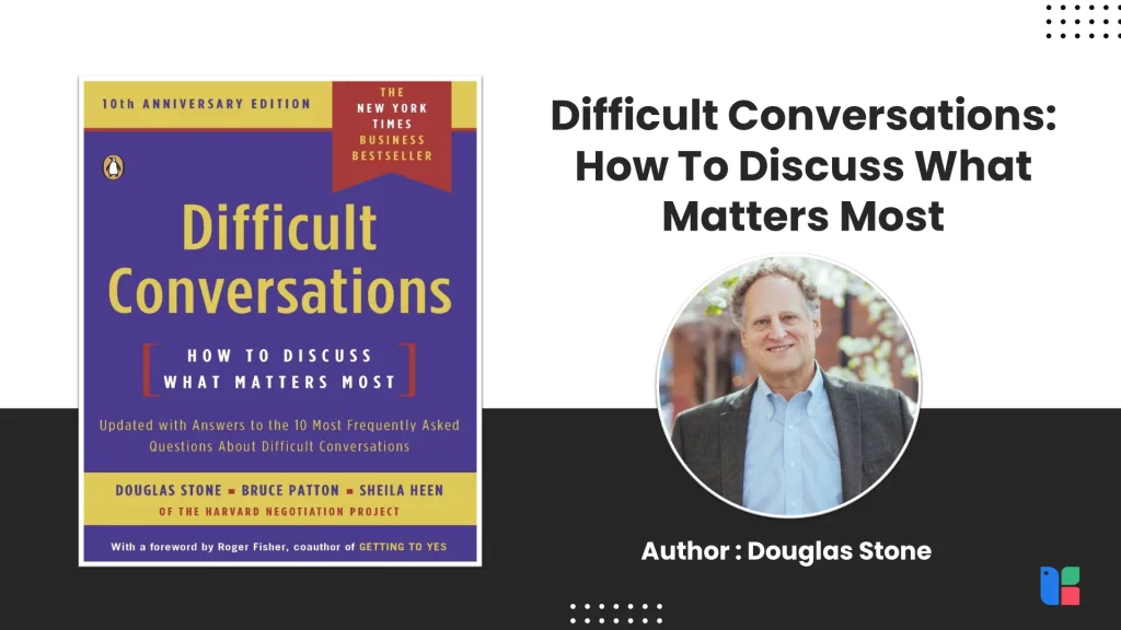 Difficult Conversations book cover and author