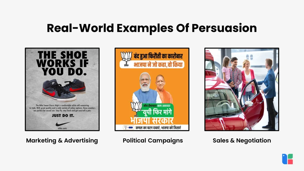 Persuasive examples in advertising and sales