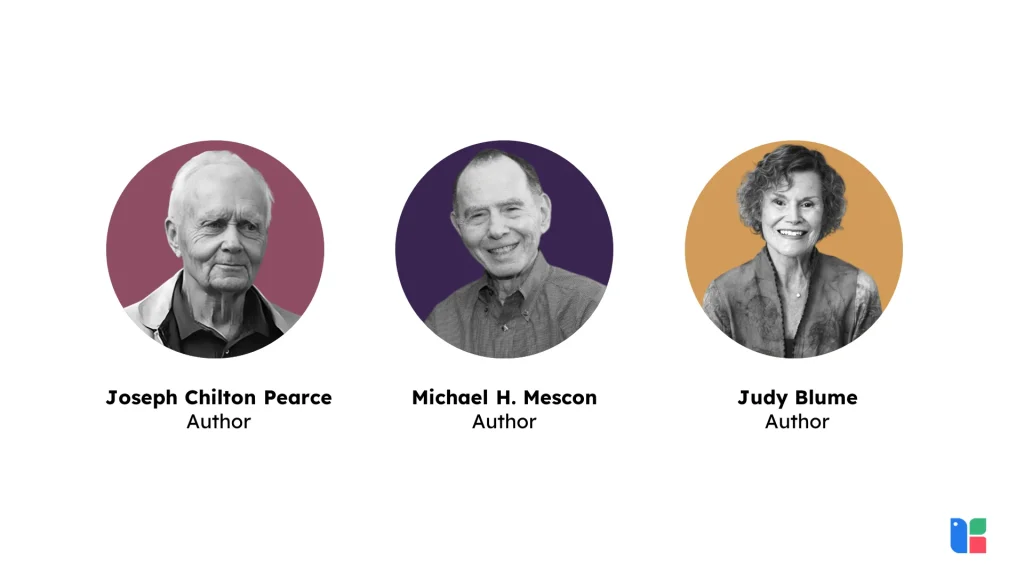 Meet Our Authors Three authors in circular portraits