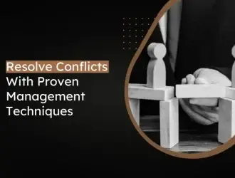 Conflict resolution with management techniques