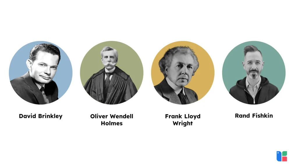 Notable Thinkers Four historical figures in creative fields