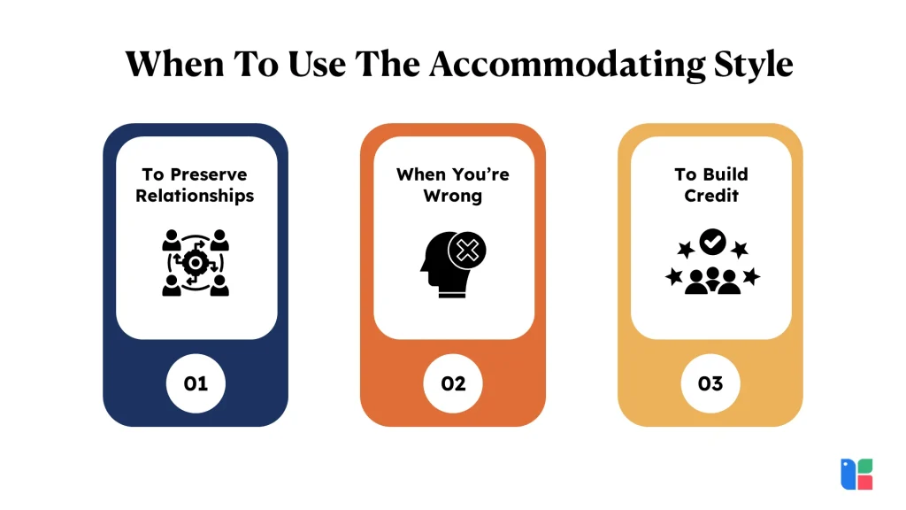Guide on Using the Accommodating Style