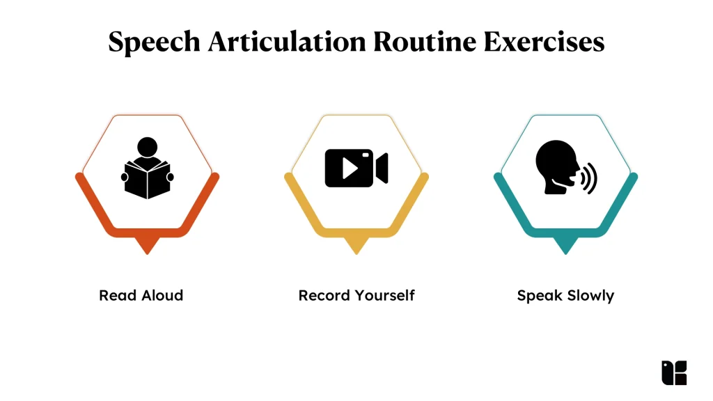 Speech articulation exercises for better communication