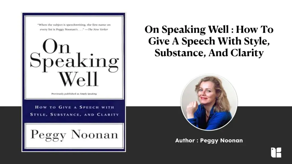 Book cover of On Speaking Well