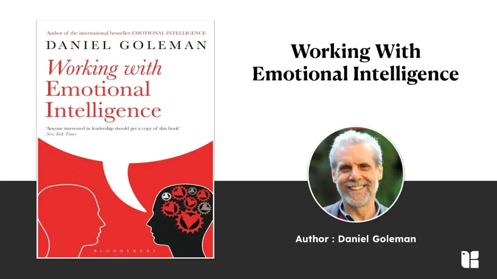 Explore Emotional Intelligence Book cover of Working with Emotional Intelligence