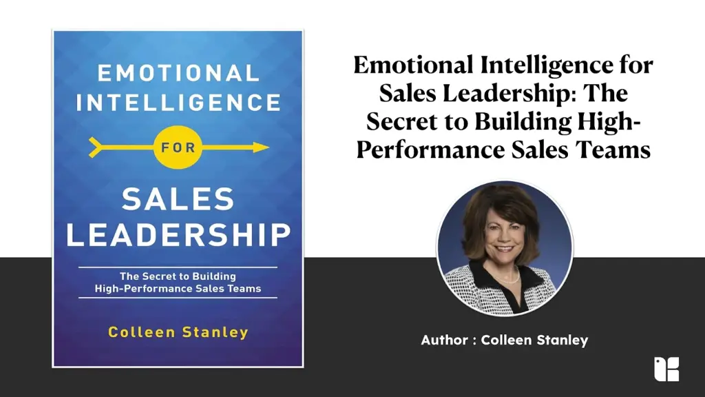 Boost Sales Leadership Book cover on emotional intelligence in sales leadership