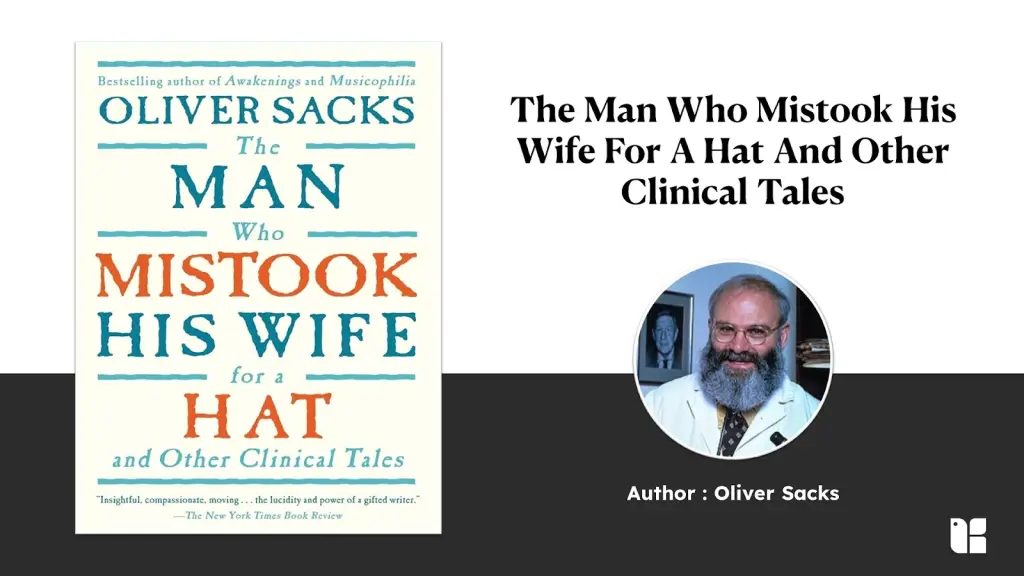 Book cover of Oliver Sacks' clinical tales
