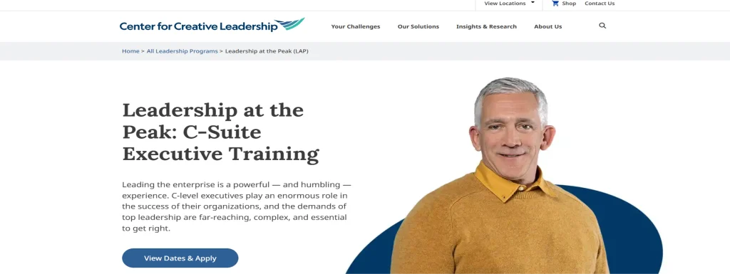 C-Suite Training C-Suite Executive Training program overview