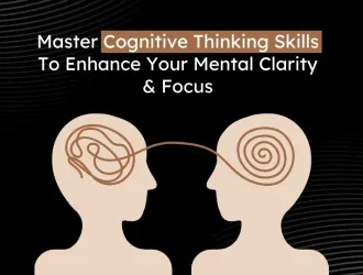 Conceptual illustration of cognitive thinking mastery