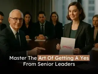Team in meeting approving a proposal