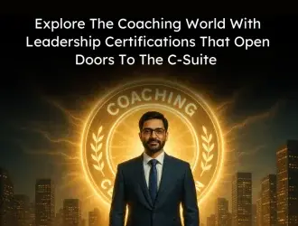 Professional man with coaching certifications