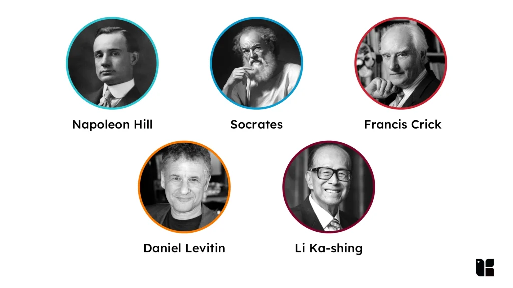 Influential Minds Famous thinkers and innovators' portraits