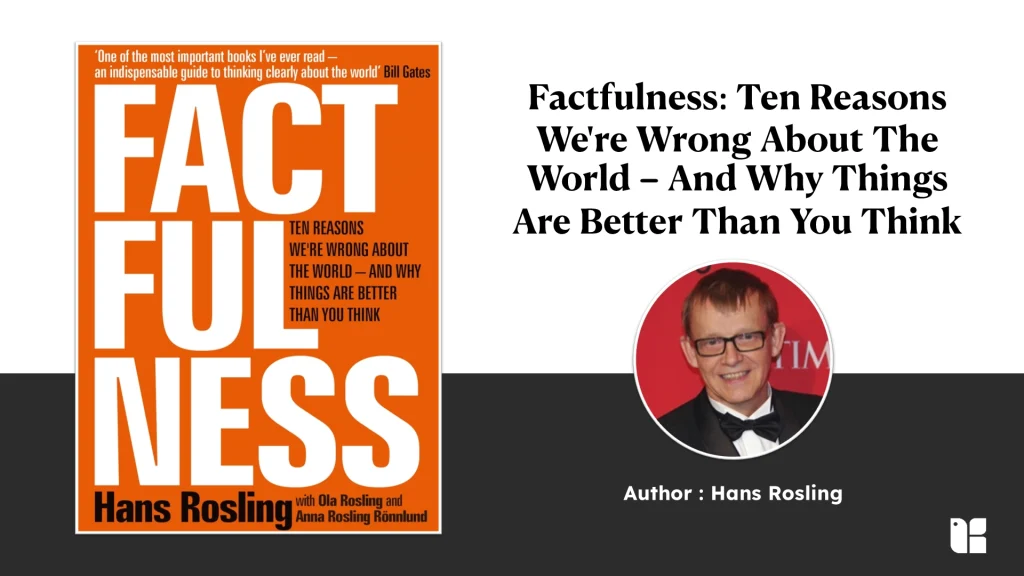 Discover Factfulness Book cover of Factfulness by Hans Rosling