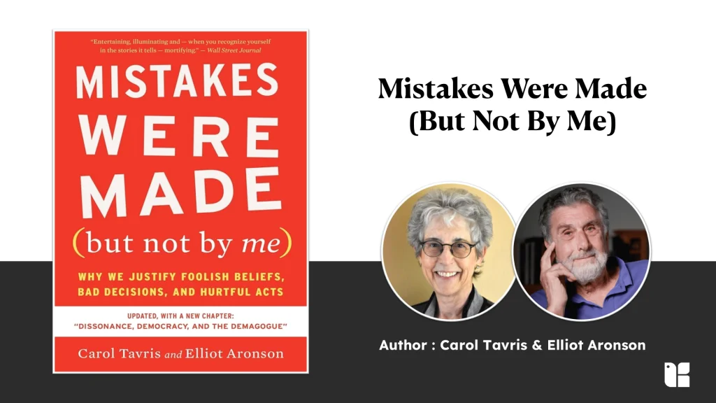 Mistakes Were Made Book cover and authors of Mistakes Were Made