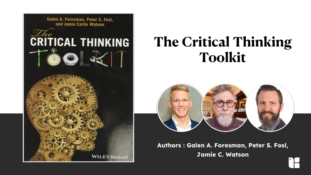 Boost Your Critical Thinking The Critical Thinking Toolkit book cover