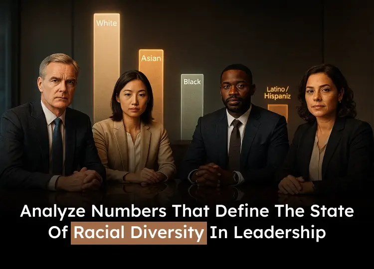 Diverse leaders discussing racial diversity in leadership