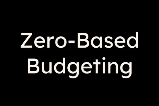 Zero-Based Budgeting concept for leaders