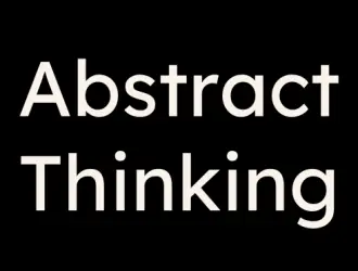 Concept of abstract thinking in leadership