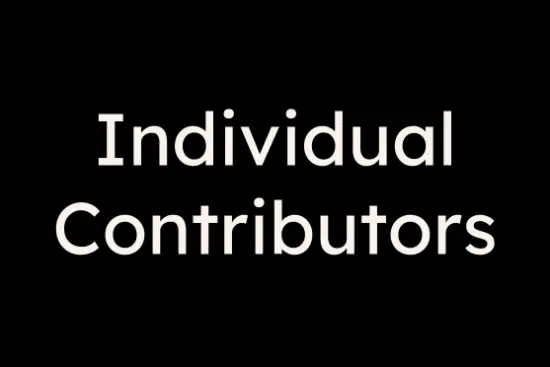 Text about individual contributors in leadership