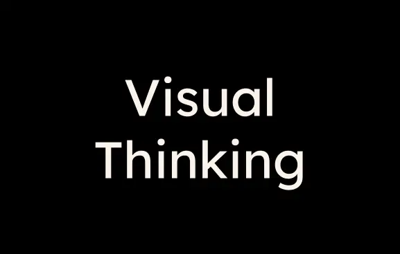 Text on Visual Thinking concept