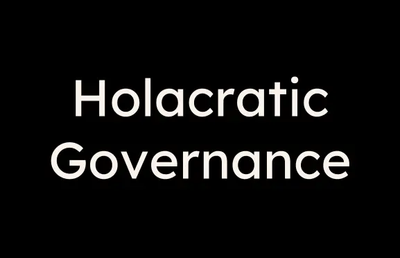 Holacratic governance principles for leadership