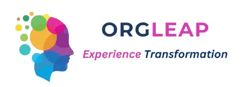 OrgLeap logo showcasing transformation concept