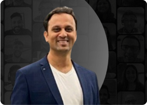Professional leader smiling in training setting