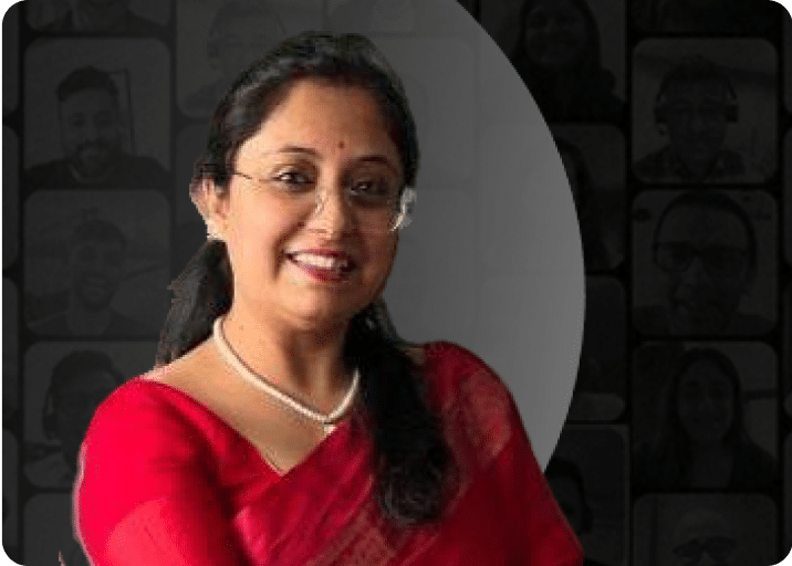 Professional woman in leadership training session