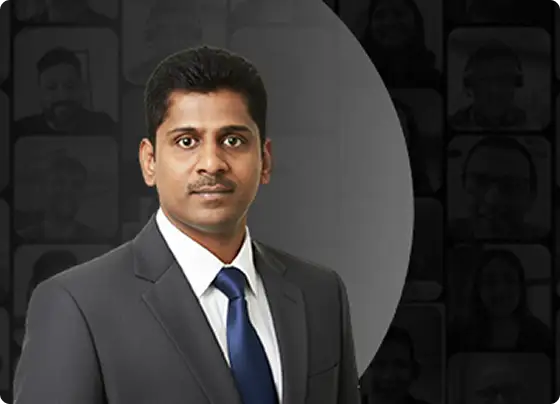 Professional man in business suit